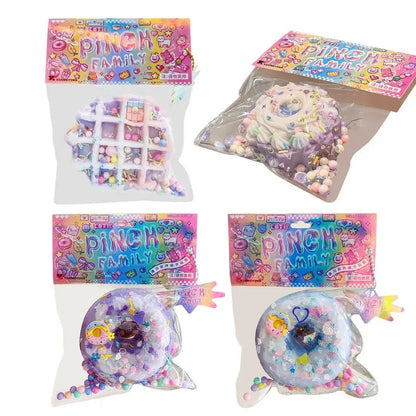 Dessert Squeeze Toy Food Shape Stress Relief Fidget Toys Slow Rising   Donuts Funny Pinch Toys Kids Birthday Christmas Gifts