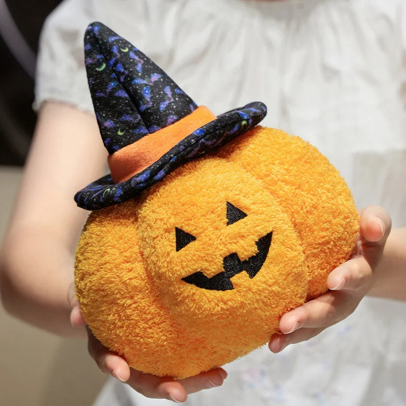 20cm  Halloween Pillow Ghost Pumpkin Bat Plush Stuffed Party Prop Festival Doll Home Decro Birthday Gifts