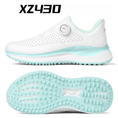 PGM Women Summer Golf Shoes Heat Dissipation Breathable Holes High Elasticity Height Outdoor Sports Shoes XZ430
