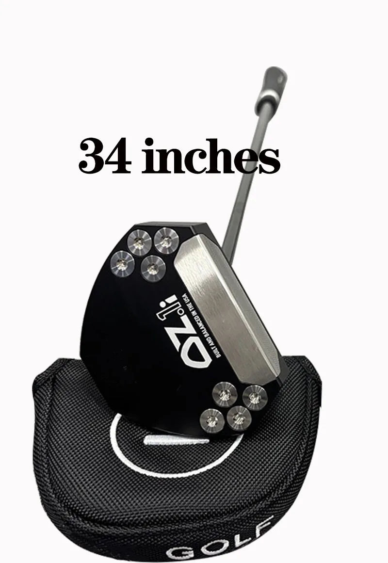 OZ1i Left Handed Putter Zero Torque Golf Putter Black Balance Putter 33 34 35 Inches With Steel Shaft High-Quality OZ1i Putter