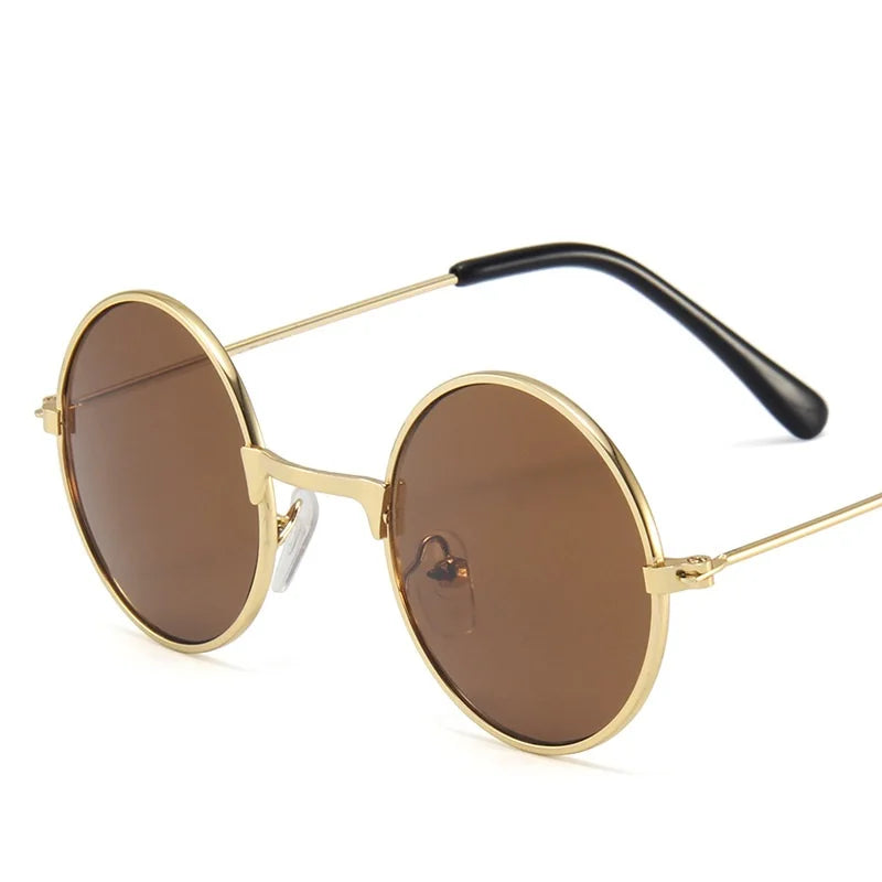 New Round Kids SunglassesVintage Cute Kids Girl Sunglasses Child Sun Glasses Round Flower Gafas Baby Children UV400 Sunglass