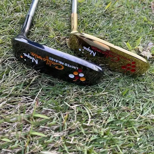 Golf Putter Napa California LIMITED RELEASE New Men's and Women's Black and Gold Grape Putter With Cover With Logo