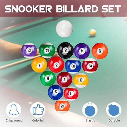 New Mini Pool Ball 25mm Plastic Table Balls Set Children Billiards Portable Multifunctional Toy Children's Brithday Gift