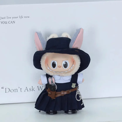 For 15/17cm Labubu Clothes Standing Sitting Party Diy Baby Clothes Dolls Cute Pendants Decorative Accessories Gift Customized