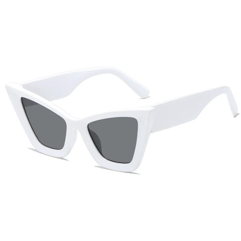 SHAUNA Oversized Cat Eye Women Sunglasses UV400
