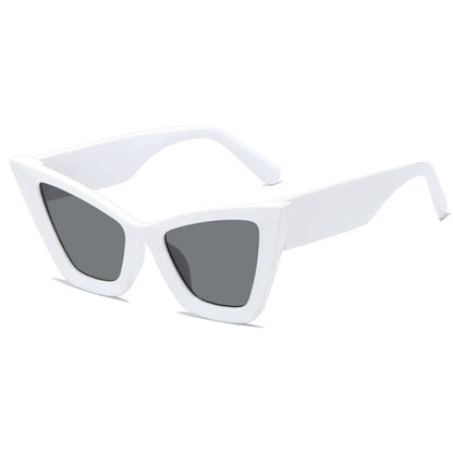 SHAUNA Oversized Cat Eye Women Sunglasses UV400