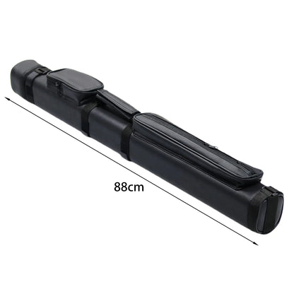 New 2/4Holes Pool Cue Case Snooker Club With Divider Billiard Pool Cue Stick Carrying Bag Billiard Case Accessories