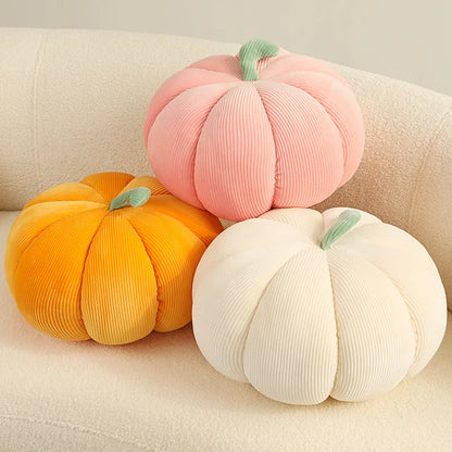 18cm Kawaii Halloween Pumpkin Plush Toy Soft Plant Stuffed Doll Holidays Props Party Favors Gifts Throw Pillow for Kids 6 Colors