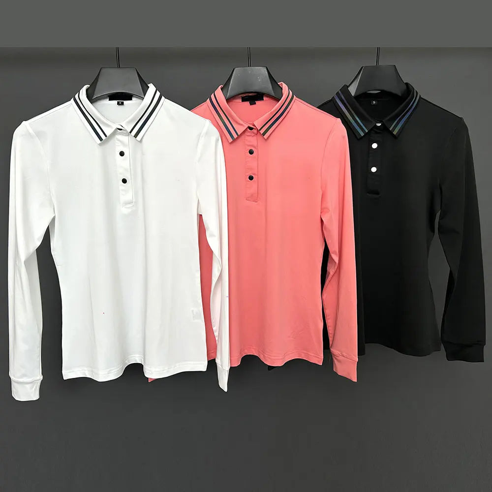 2025 New Golf Women's T-Shirt Autumn Sports Shirt, Comfortable, Skin Friendly, Breathable, Free Shipping
