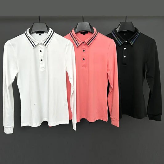 2025 New Golf Women's T-Shirt Autumn Sports Shirt, Comfortable, Skin Friendly, Breathable, Free Shipping