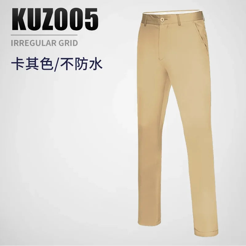 PGM Authentic Golf Pants Men Waterproof Trousers Soft Breathable Golf Clothing Summer Sizes Xxs-Xxxl KUZ005