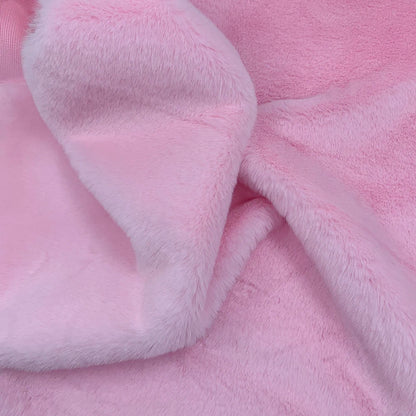 Sewbato 10mm 100% Polyester Faux Fur Fabric 50x50cm Environmentally Friendly Soft Minky Fabric Plush Toy/Clothing Plush Fabric