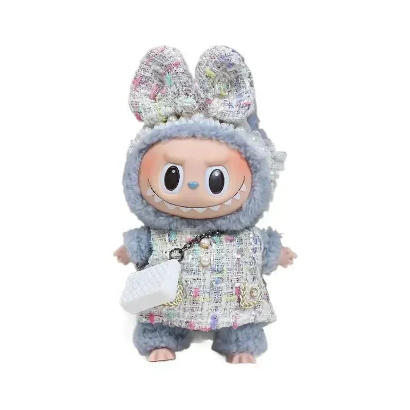 17cm Mini Plush Doll'S Clothes Outfit Accessories for Korea Kpop Exo Labubu Idol Suit Clothing Gift