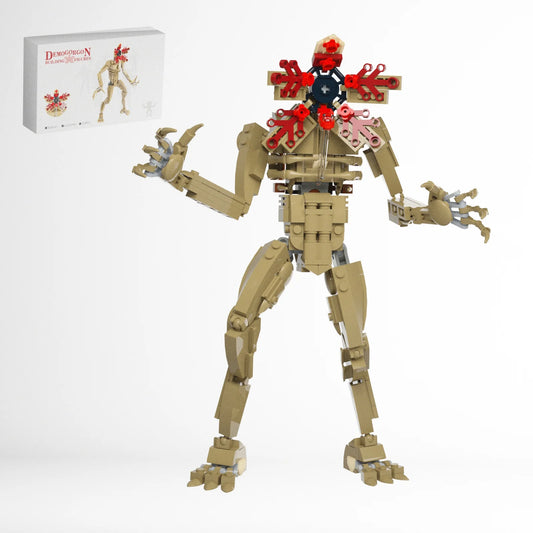 Demogorgon Toy Building Sets, Stranger Monster Figure Cannibal Flower Toys for Horror TV Series Fans, Halloween Present, 354 Pcs