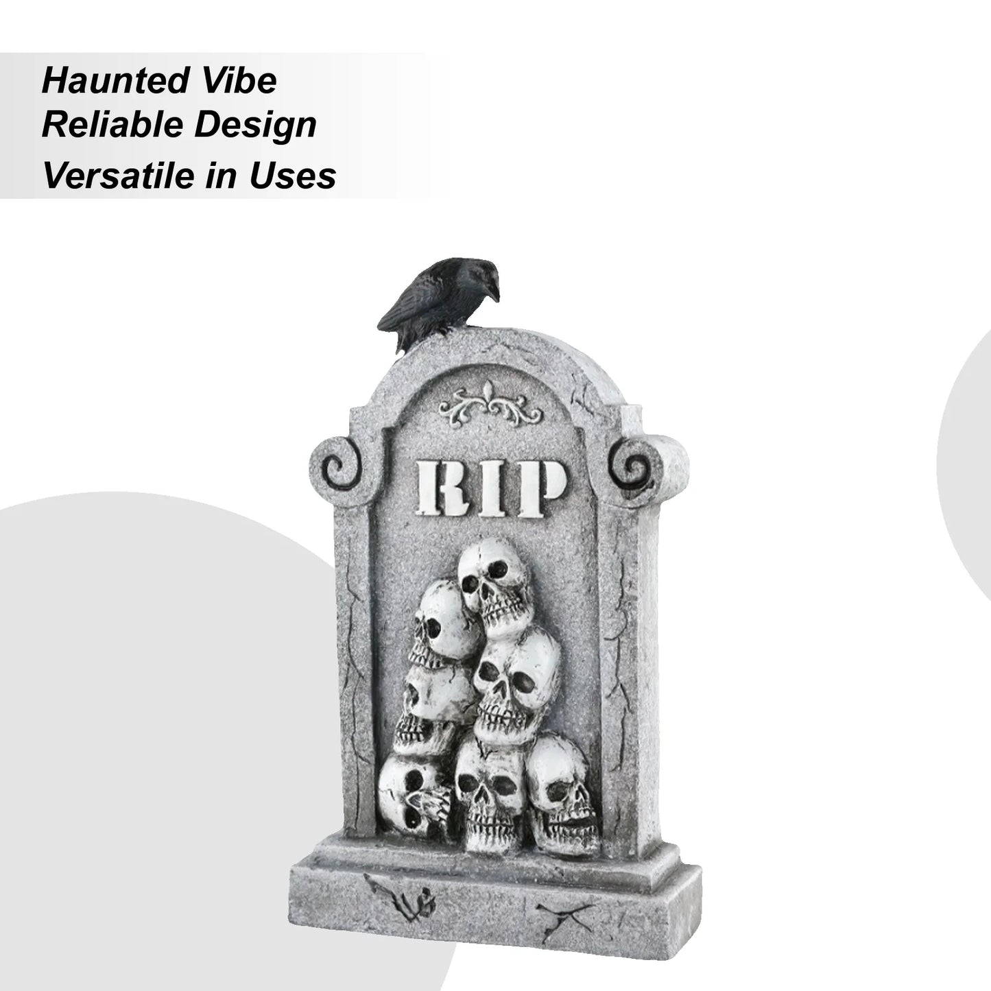 Halloween Graveyard Decorations Tombstones Halloween Decor Scary Gravestones Headstones Props for Crafts Signs Exterior Ground