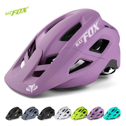 BATFOX Bike Helmet Lightweight Safety Cap Protection Comfort Lining Bicycle MTB Helmets Women Men Riding Cycling Helmet Casao