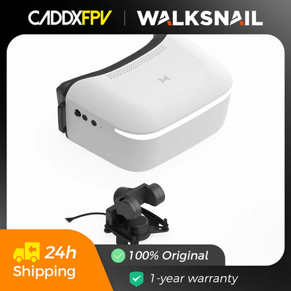 Caddx Walksnail Avatar HD FPV Goggles L 1920x1080 4.5 Inch 4km Distance Head Tracking for RC Cars FPV Drones Fixed-Wing Gimbal