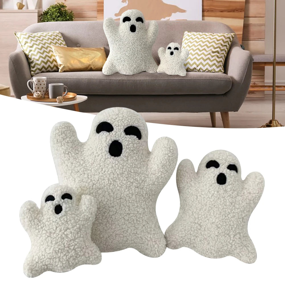 Cartoon Halloween Plush Ghosts Doll Comfortable PP Cotton Hugging Doll Gift for Birthday Halloween
