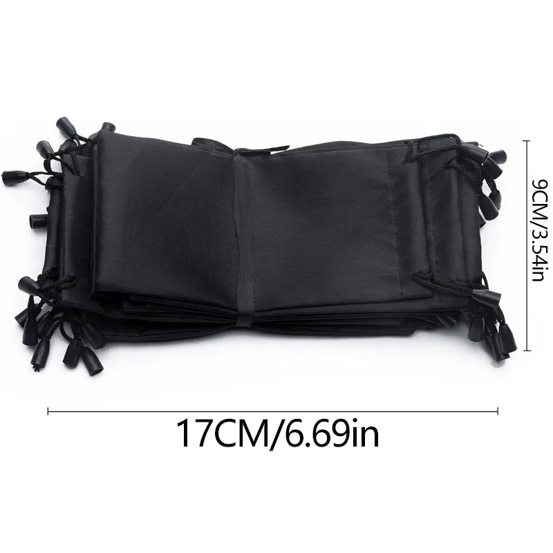 10-100pcs Portable Soft Cloth Waterproof Sunglasses Bag Microfiber Dust Storage Pouch Glasses Carry Bag Eyewear Case Container