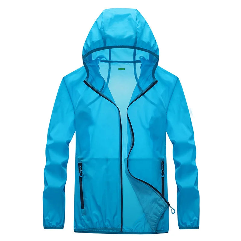 Golf Raincoat Rain Jacket Waterproof Lightweight Quick-Dry UV Sun Protection Breathable Outdoor Sports Men Women Golfing Apparel