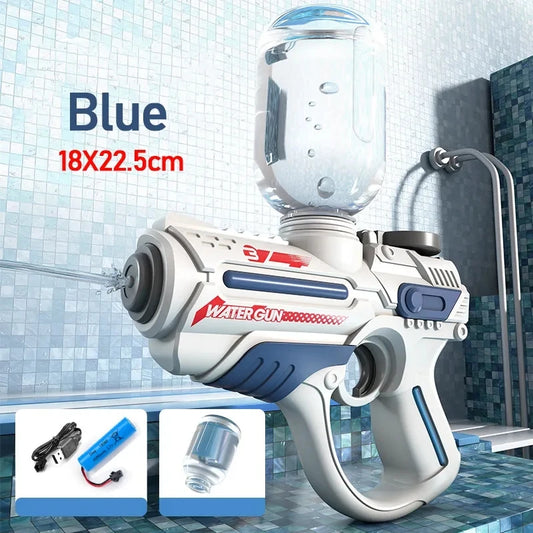 Summer Electric Automatic Water Gun Large-Capacity Swimming Pool  Water Beach Outdoor Toys for Boys Girls Children Gifts