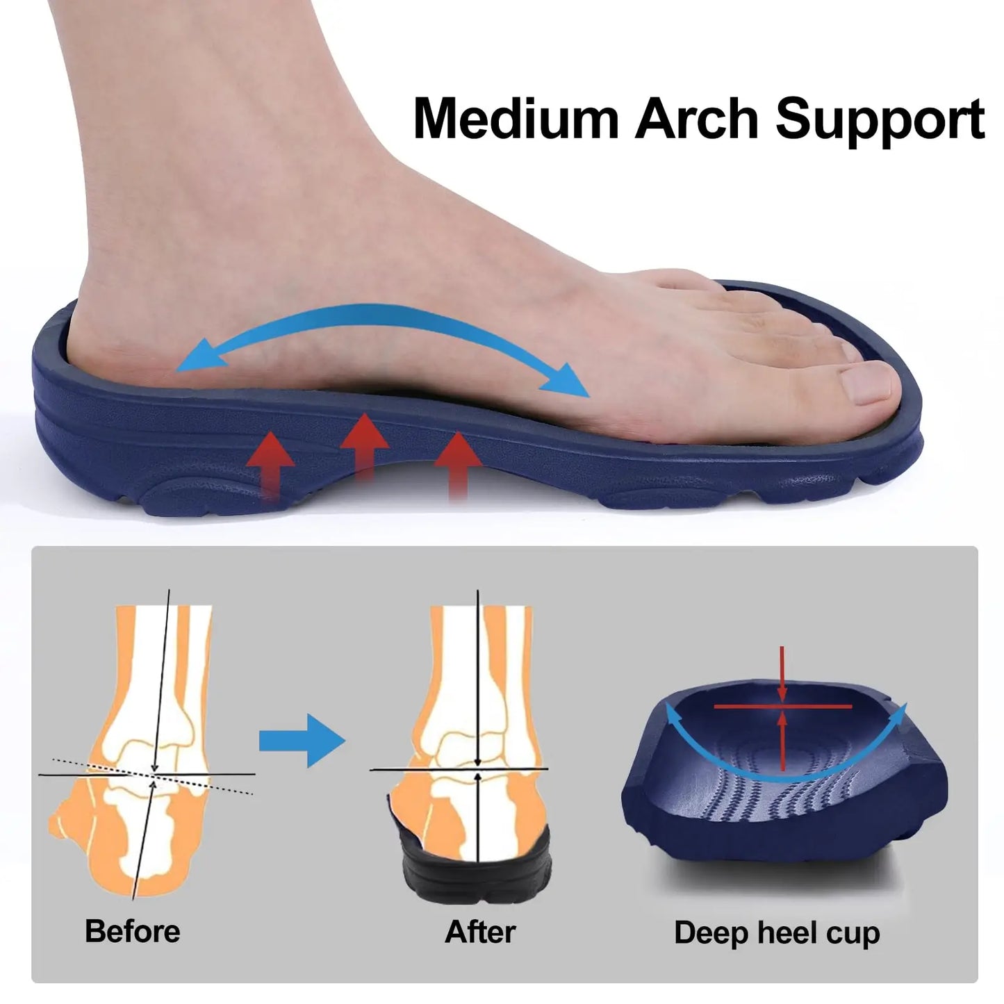 LItfun Men Clogs New Summer Comfort House Shoes Outside Antislip Sandals Hole Clogs Slippers Casual Male Beach Sandals