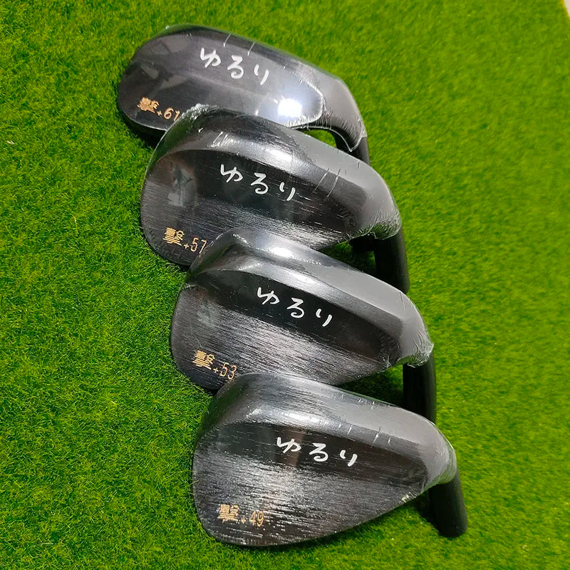 New Golf Wedges Yururi Wedge Golf Yururi Raw Gekku Forged 49 53 57 61 Degree With Steel Shaft DG S200 Golf Clubs Sand Wedges