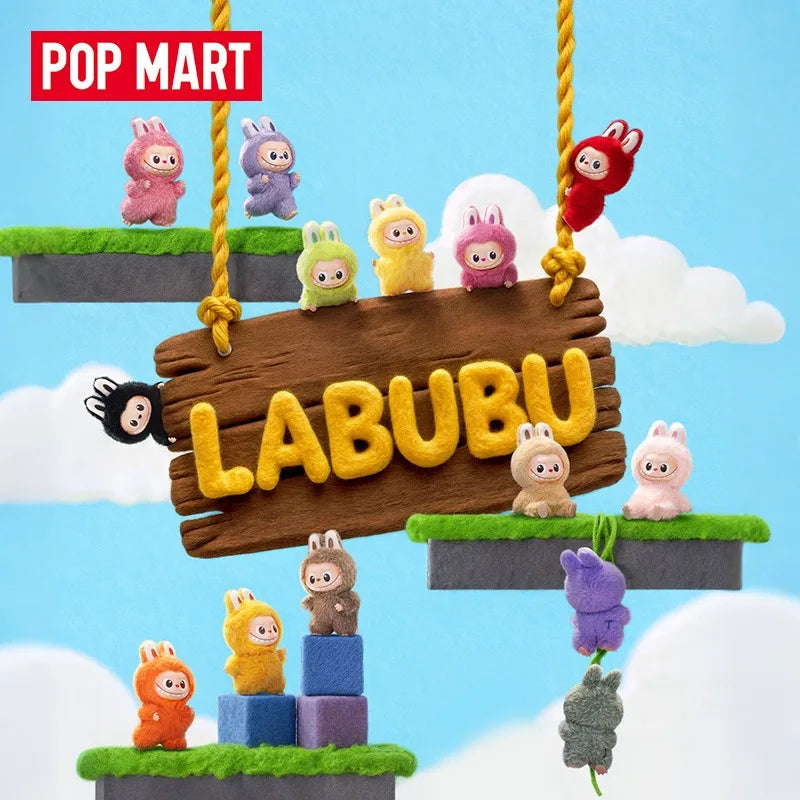 Original POPMART LABUBU V4 N-Z Heart Secret Series Vinyl Face Blind Box Face Series Collection Faction Figures Model Collection