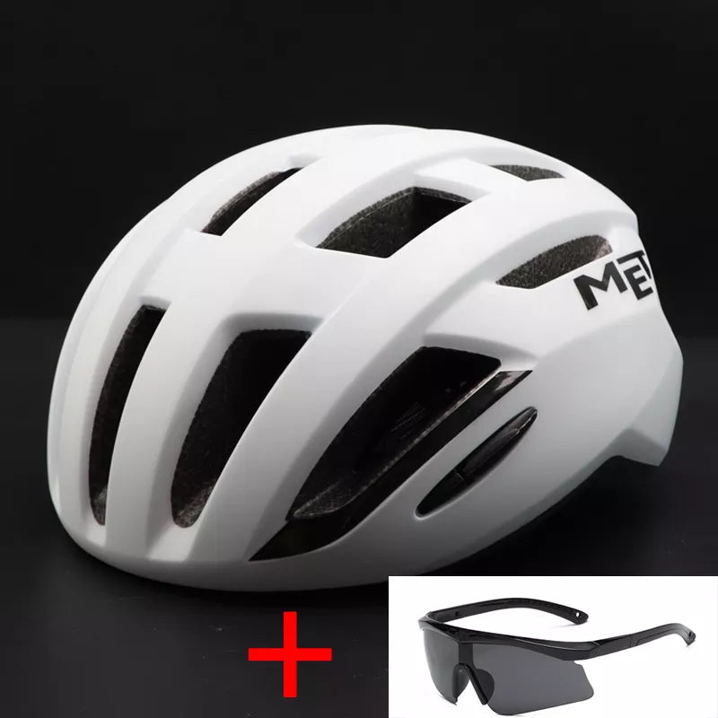 Bike MET Rivale Helmet Ultralight Road Bicycle Helmet Racing Outdoor Sports Mountain Cycling Helmets Women and Men Riding Hats
