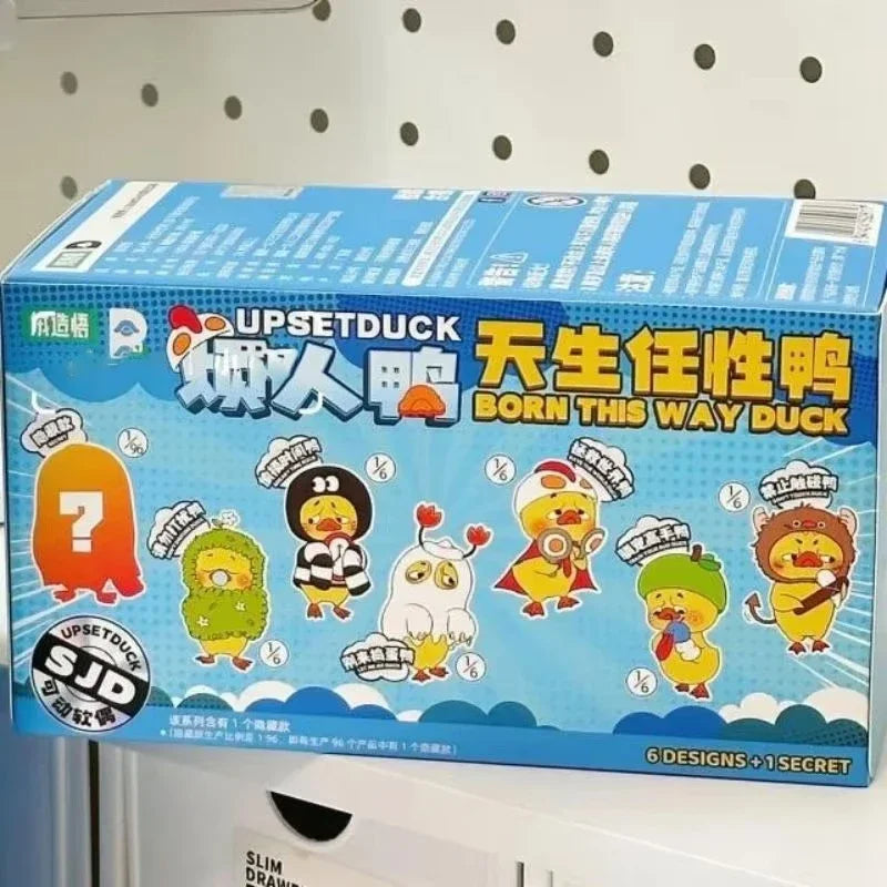 Upsetduck V3 Upset Duck Born This Way Duck Vinyl Blind Box Mystery Box Action Figure Cute Doll Halloween Xmas Kawaii Gift Toys