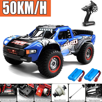 Rc Car Off Road 4x4 50km/H or 75km/H High Speed Brushless Motor Monster Truck 1/16 Desert/Snow Racing Drift Cars Toys for Boys
