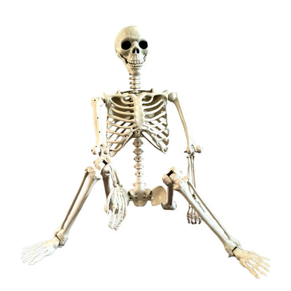 Halloween Skeleton  90cm Halloween Human Shape Posable Human Shape Bones Halloween Herror Decorations Haunted House Horror Props