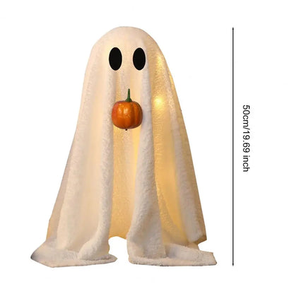 Halloween Light-Up Ghost Decoration Spooky Halloween Ghost Decor Spooky Led Light-Up Ghosts With Pumpkin for Holiday