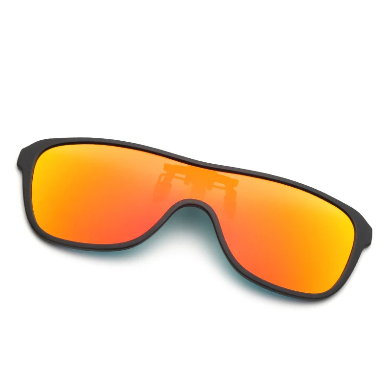 New Polarized Clip on Sunglasses 2022 Men Photochromic Car Driver Goggles Night Vision Glasses Anti Glare Square Glasses Oculos