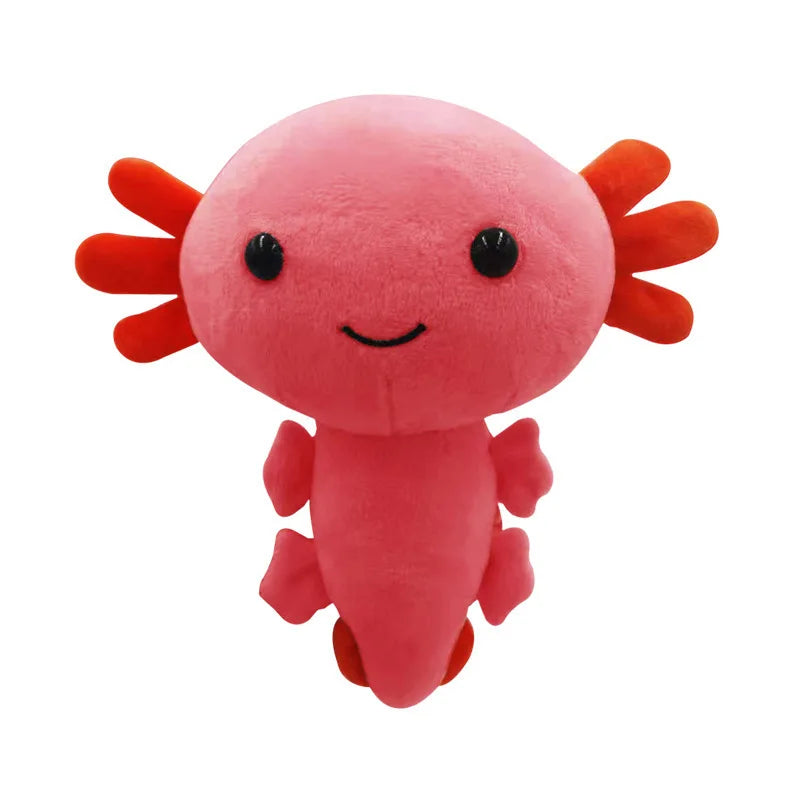 7PCS Kawaii Salamande Plush Toy Soft Stuffed Animals Plushie Halloween Axolotl Doll Baby Sleeping Pillow Kids Girls Gift