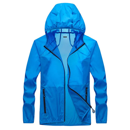 Golf Raincoat Rain Jacket Waterproof Lightweight Quick-Dry UV Sun Protection Breathable Outdoor Sports Men Women Golfing Apparel