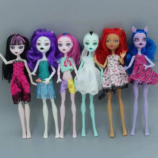 Girls Play House Toys 12 Joints Movable Children Girls Princess Elf Monster Doll Personalized Fashion Cool Princess Dolls Gifts
