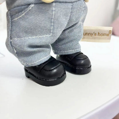 17cm Labubu Clothes Handsome Fashion Design Set I Idol Dolls Clothes Cute Hoodie Mini Plush Doll Sitting Party Outfit Clothing