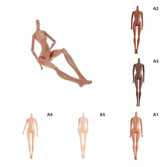 1pc/5pcs 11/12 Movable Joints Doll Nude Body Doll Body Parts Doll Accessories Girl/Boy Doll Body Part