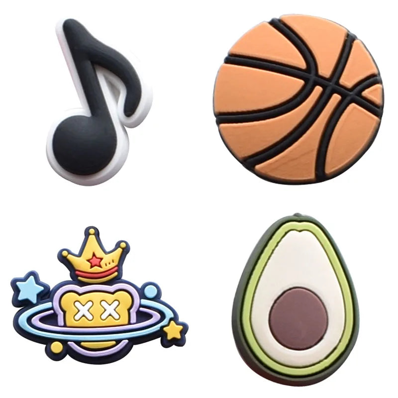 Basketball Shoe Charms for Crocs Accessories Kids Clogs Pins Boy Girl Badge Men Jeans Women Decorations Buckle Shoes Accessories