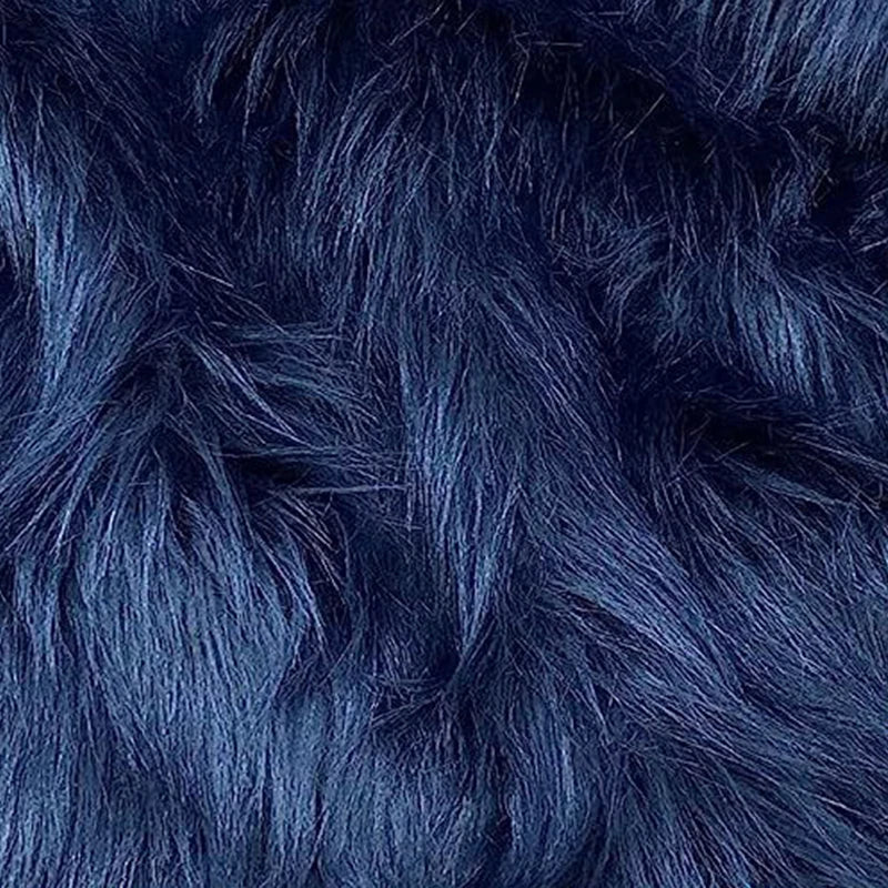 25*25Cm Faux Fur Fabric Square Artificial Fur Long Pile Plush Fabric for DIY Chair Cushion Crafts Dolls Beard Hair Decoration