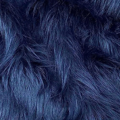 25*25Cm Faux Fur Fabric Square Artificial Fur Long Pile Plush Fabric for DIY Chair Cushion Crafts Dolls Beard Hair Decoration