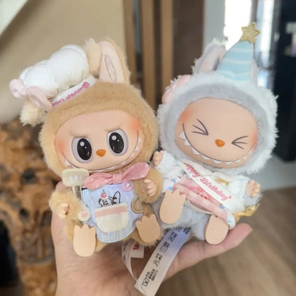 Genuine Labubu the Monster Exciting Macarons &Have a Seat Series  Blind Box Vinyl Face Pendant Kawaii Decoration Collec Toys
