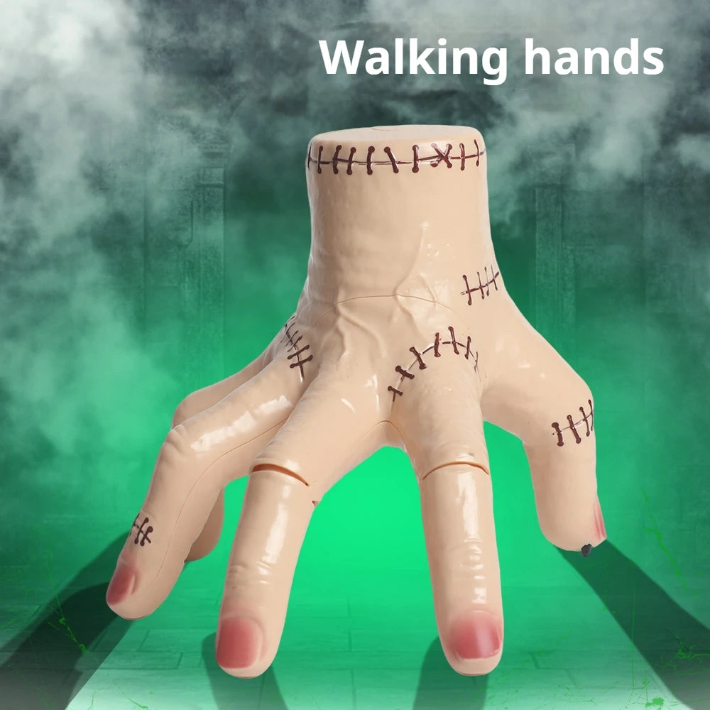 Electric Crawling Hand With Sound and Light Funny Toys Haunted Houses Halloween Decorations Props Gifts