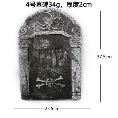 Halloween Tombstone Anti Fade Halloween Headstone Foam Cosplay Props Practical Outdoor Halloween Headstone Decorations