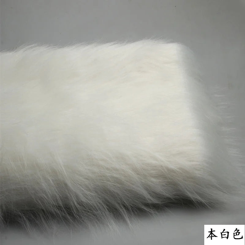 4 Kinds of Purple 12cm Long Pile Fur Faux Fur Fabric Soft Plush Faux Fur Fabric Sewing DIY Toy Home Background Decoration Cloth
