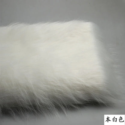 4 Kinds of Purple 12cm Long Pile Fur Faux Fur Fabric Soft Plush Faux Fur Fabric Sewing DIY Toy Home Background Decoration Cloth