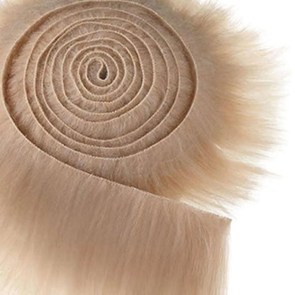 4Pcs Faux Fur Fabric Costume DIY Soft Supplies Crafting Toy Fuzzy for Hat Shoes