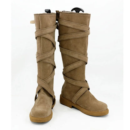 Movie Game Cosplay Boots Halloween Carnival Thrones Costume Made Halloween Party Shoes for Adult Women Man Halloween