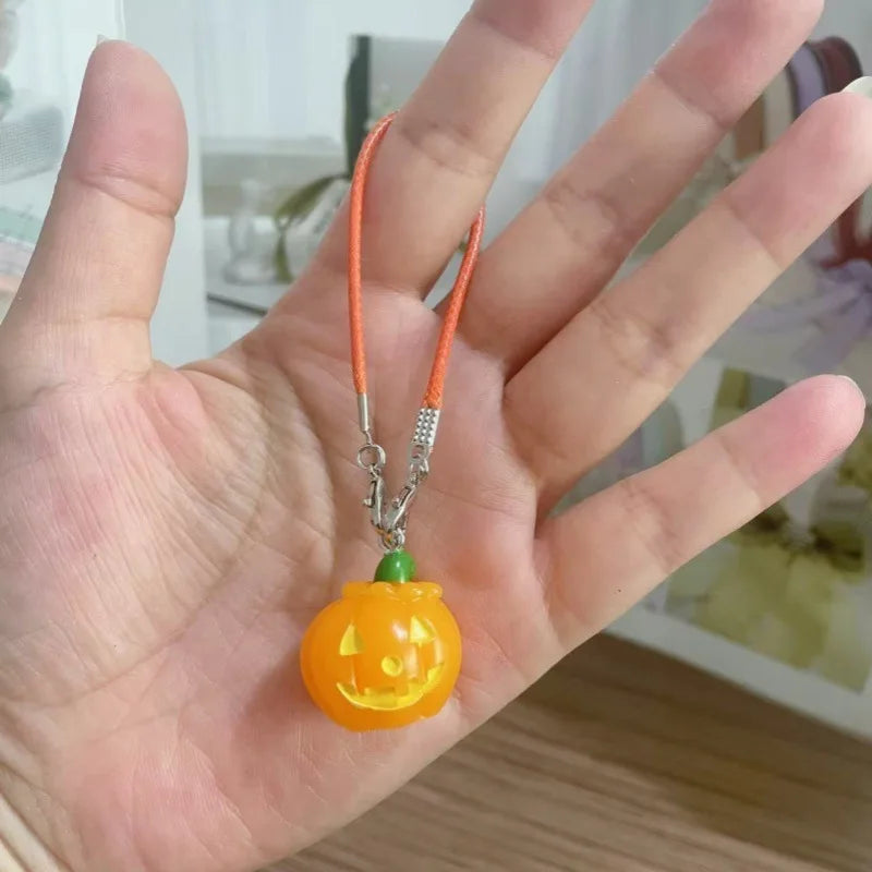 3.0 Labubu Clothes Halloween Knitted Pumpkin Bat Ghost Set for 15/17cm Doll Funny Necklace Accessories Christmas Halloween Gift